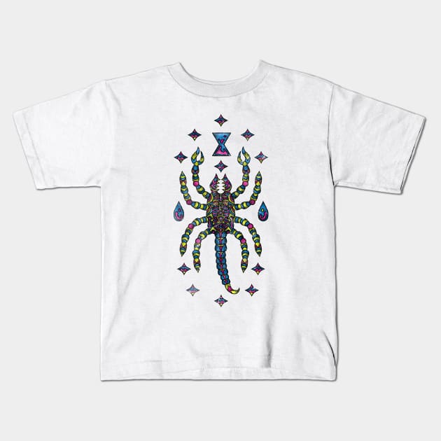 Trippy Scorpion Desert Arachnid Land Octopus Kids T-Shirt by theperfectpresents